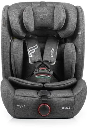 Fairgo Forza i-Size turvaistuin (76-150 cm) - Kiviharmaa