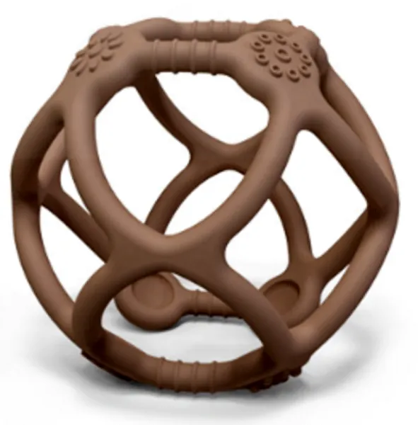 Pallopurulelu silikonista, jossa on taktiilisia pintoja