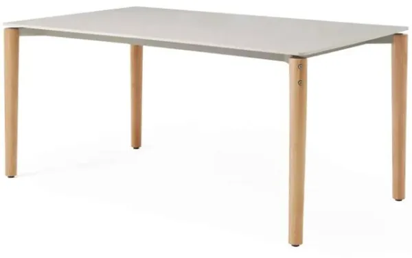 Vipp718 Open-Air Ruokapöytä 157 cm Keramiikka/Tammi